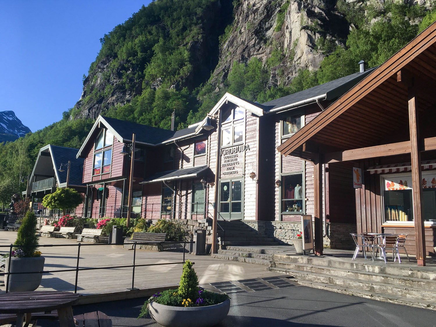 Ortskern von Geiranger