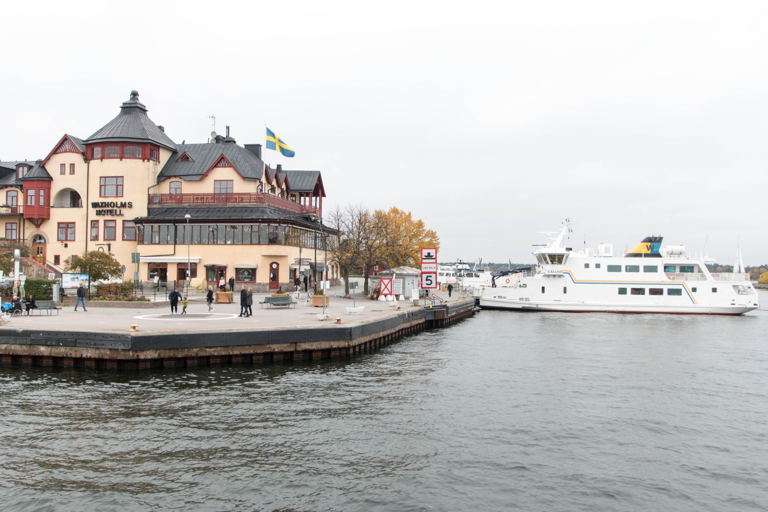 Hafen in Vaxholm