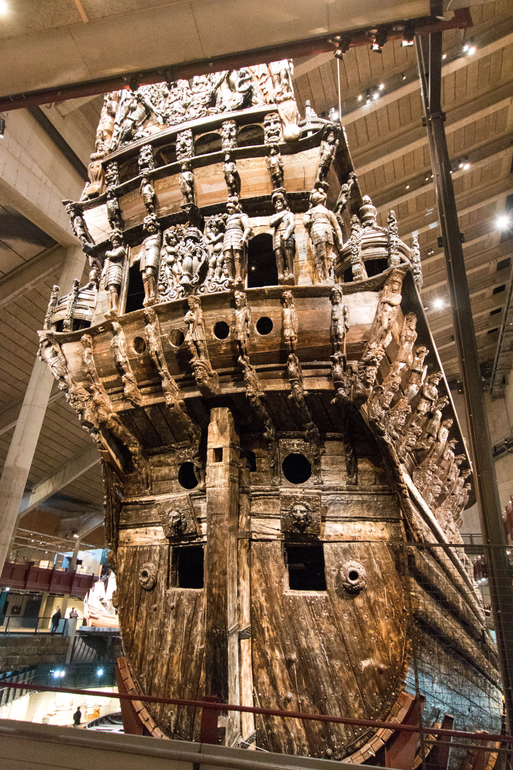 Das Heck der Vasa