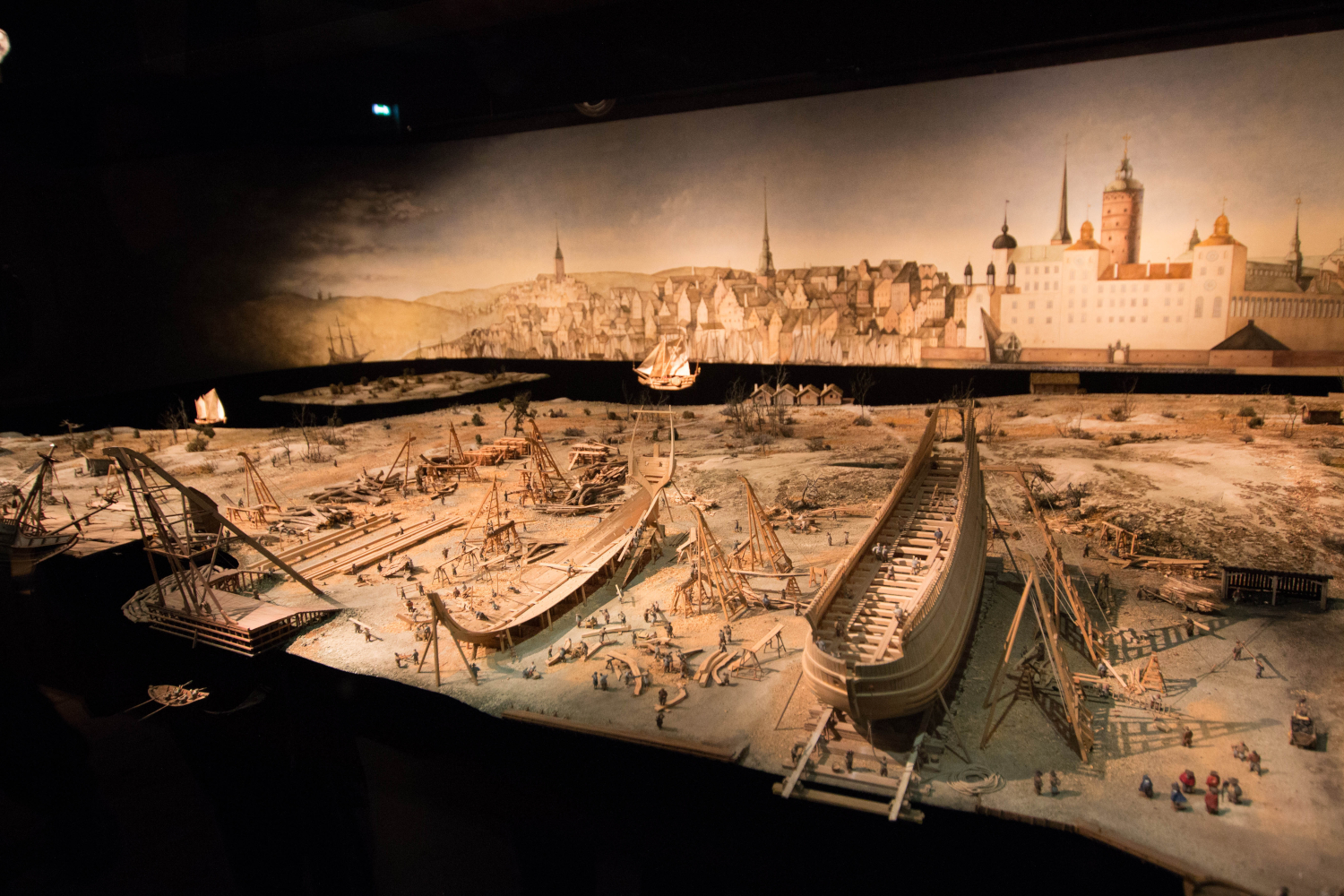 Rekonstruktion des Baus der Vasa